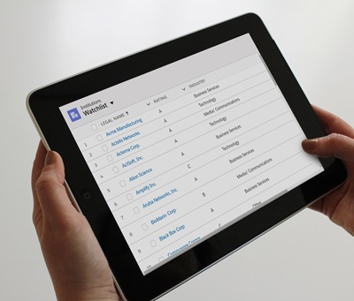 Watch List 2.0. Deal Sourcing Revamped